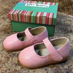 Itzel Bitzy Sparkle Pink Mary Janes